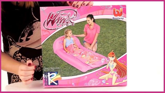 Надувная кровать со спальником Winx (92008) 135х79х41 см смотреть онлайн