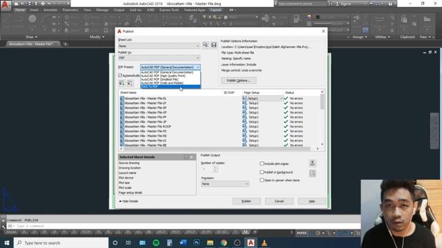 AutoCAD 2021- How to Save as PDF using Publish Command смотреть онлайн