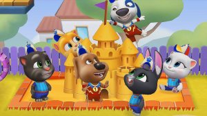 Говорящий Том и друзья ОБНОВЛЕНИЕ ДОМ НА ДЕРЕВЕ #3 Ухаживаем за питомцем #Том_2 #Том