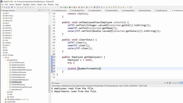 JavaFX Lecture-08 TableView Filter Update Add Delete - Complete Example - NO Scene Builder смотреть онлайн