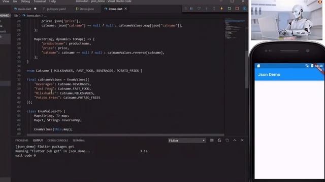 Flutter Day (31) | Parse Complex JSON & display on Flutter App FutureBuilder | Programming Myanmar смотреть онлайн