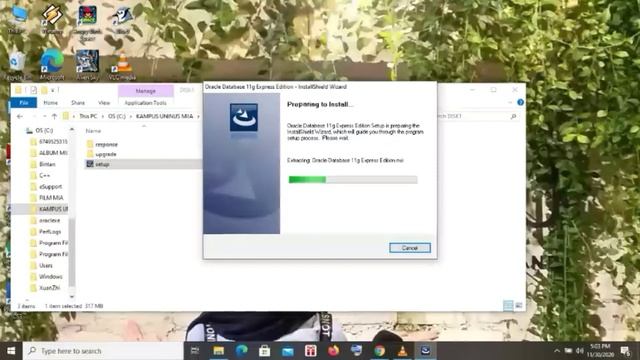 Cara Install Oracle 11g!! смотреть онлайн