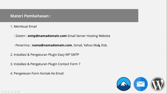 00. Pengenalan & Materi Pembahasan - Easy WP SMTP & Contact Form 7 Di Wordpress смотреть онлайн