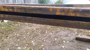 Как сделать балку для откатных ворот !