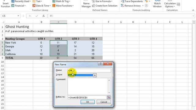 Excel 2016: Named Ranges смотреть онлайн