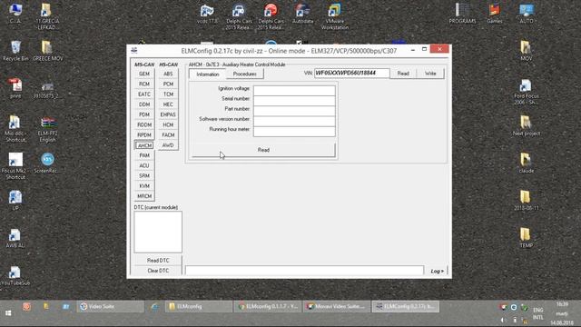 ELM Config Ford Focus