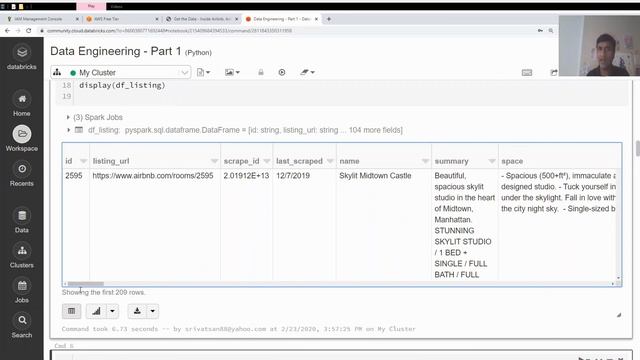 Data Engineering - Setting up AWS S3 and Getting Data into Spark - Part 1 смотреть онлайн