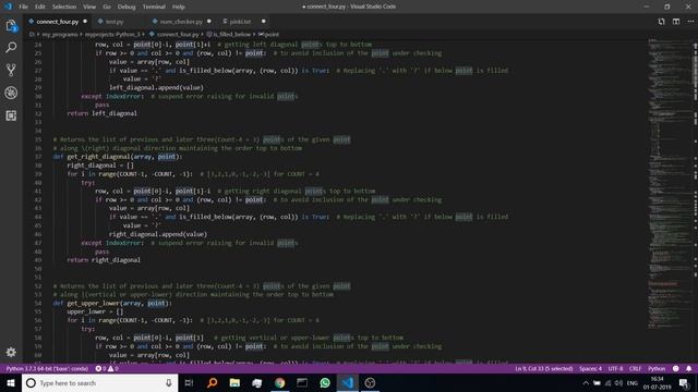 Connect four : Python code analysis смотреть онлайн