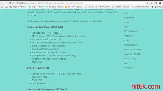 QuarkXpress 2018 CrackLatest2018 смотреть онлайн