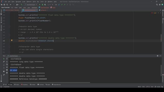 Data types in java | Java Data Types | TechBot смотреть онлайн