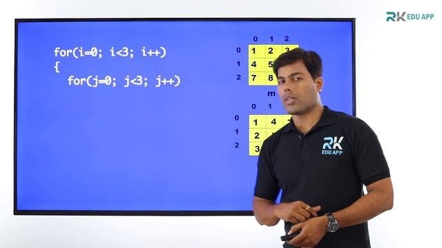 PROGRAM on TRANSPOSE OF 3x3 MATRIX | C Programming | Prof. Nitin Bhor | RKDEMY смотреть онлайн
