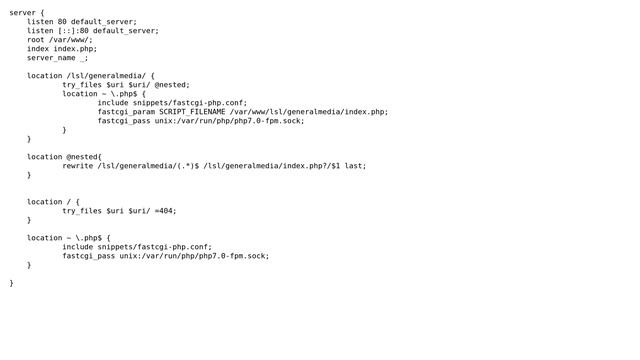 DevOps & SysAdmins: How do I serve all paths under a SUBDIRECTORY to a single PHP file using nginx? смотреть онлайн