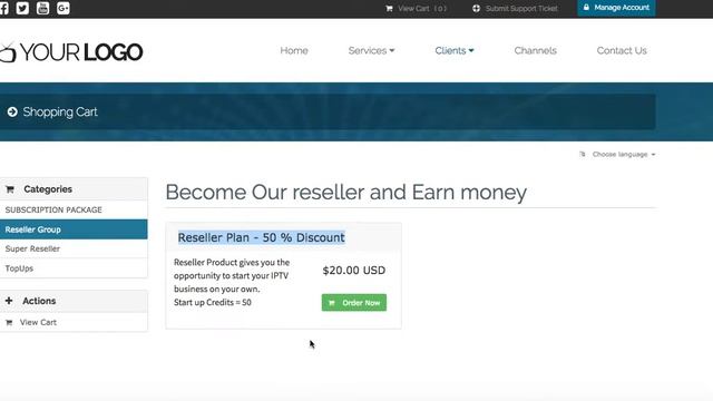 IPTV Billing Portal for Xtream Codes | Reseller Area смотреть онлайн