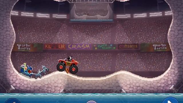 Drive Ahead! Replay: Сани Деда Мороза vs. Грузовик-Монстр. смотреть онлайн