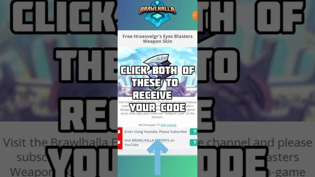 HOW TO UNLOCK A FREE BLASTERS SKIN!!! #brawlhalla #brawlhallanews #shorts