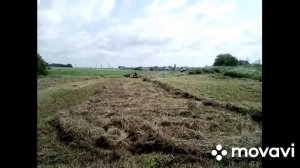 Грабли "Солнышко" для мотоблока. Сенокос 2018.