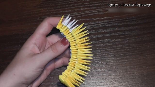 МОДУЛЬНОЕ ОРИГАМИ флаг Украины схема сборки для начинающих смотреть онлайн