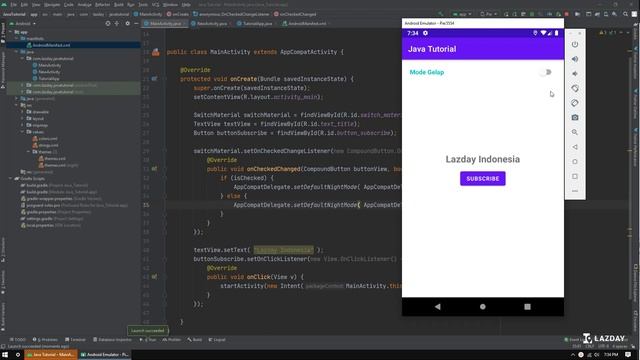 Mode Gelap (Dark Mode) Android Studio 4.x | Tutorial Java Android | Bahasa Indonesia смотреть онлайн