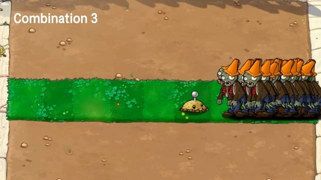 Conehead zombie family, which combination can defeat them? - PVZ funny moments смотреть онлайн