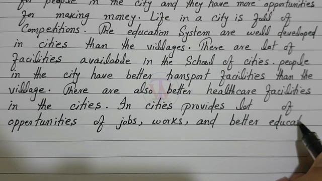 Essay on city life || Write essay on city life in English || Paragraphs on city life || Handwriting смотреть онлайн