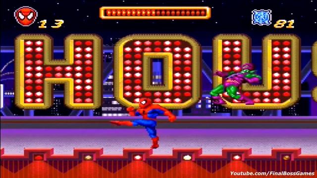 Spider-Man The Animated Series - All Bosses (Snes) смотреть онлайн