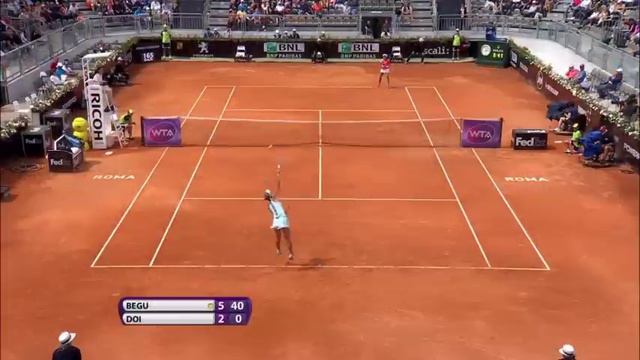 2016 Internazionali BNL d'Italia Quarterfinal | Irina-Camelia Begu vs Misaki Doi | WTA Highlights смотреть онлайн