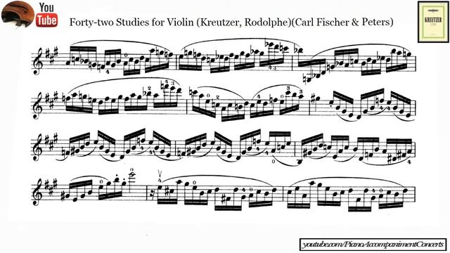 kreutzer - violín caprice, no. 14 | Piano Accompanist for beginner смотреть онлайн