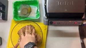 Куриное филе на гриле. Tefal OptiGrill.