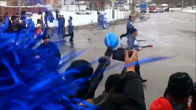 Олимпийский огонь в Пензе. Жилмассив Арбеково. 10.01.2014 смотреть онлайн