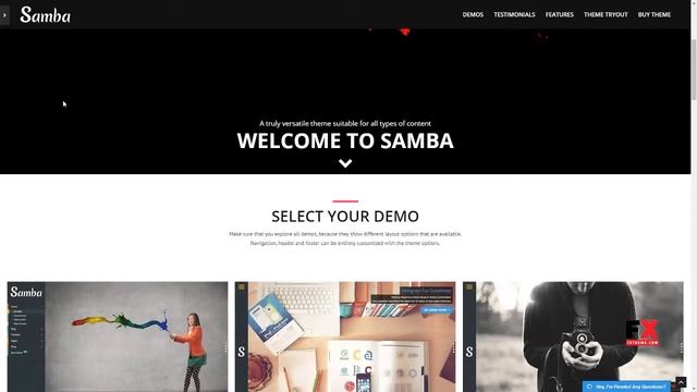 Samba - Colored WordPress Theme Dudley Narek смотреть онлайн