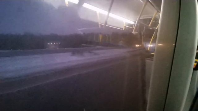 Минская Обл. (Беларусь) | Поездка на Автобусе; МАЗ-206.047; АХ 7670-5; марш. 395а. (23.01.2023 г.) смотреть онлайн