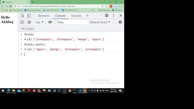 Javascript class 03| Array methods, logical operators, Conditions| 2021 12 18 20 36 45 смотреть онлайн