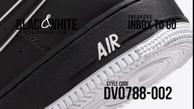 BLACK AND WHITE 2023 Nike Air Force 1 Low DETAILED LOOK + PRICE смотреть онлайн