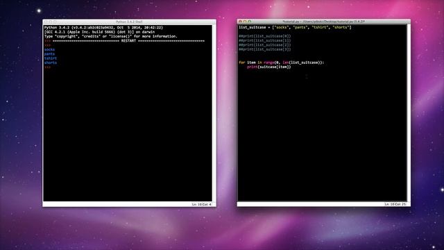 Python - Looping through a list (Lesson 8) смотреть онлайн