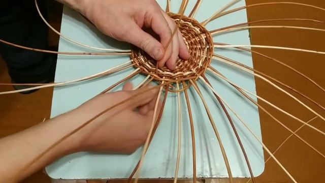 Подставка под горячеее из лозы смотреть онлайн