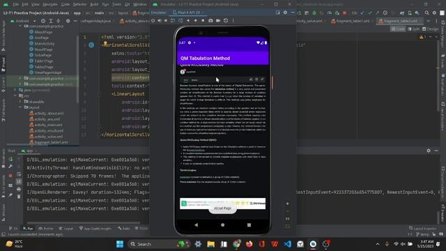 Android Project || Quine McCluskey Tabulation Method || Application using Java || Practice Project смотреть онлайн
