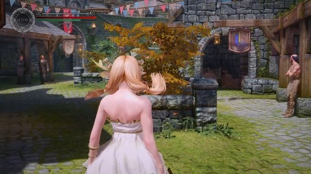 Skyrim Mod Showcase: KS Hairdos & BaekMuSae HDT physics смотреть онлайн