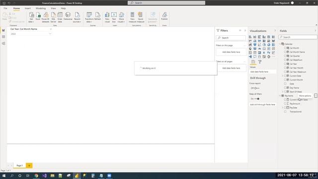 PowerBI Total Sales by Month filter Part5 смотреть онлайн