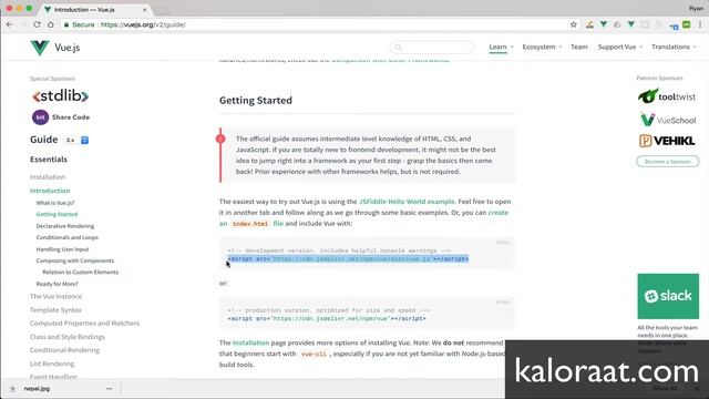 1 Vue JS setup смотреть онлайн