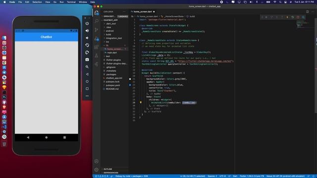 ChatBot App In Flutter | Python Backend With Flutter | Heroku Server (Full Explanation) смотреть онлайн