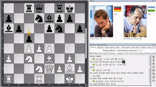 Rustams Festung 🏰 Millennium-Hybrid-Liga: Rustam Kasimdzhanov vs. Marco Baldauf смотреть онлайн