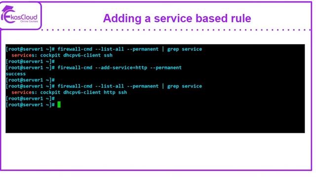 #Linux 94 Direct and Rich Rules in Firewalld | Ekascloud | English смотреть онлайн