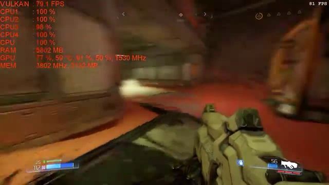 DOOM 2016 on AMD A10 7850K + GTX 960 4GB смотреть онлайн
