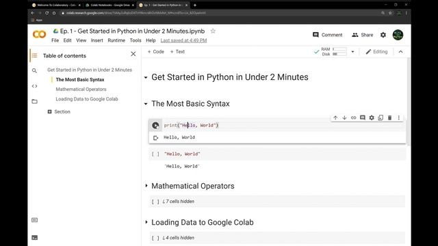 Python for Beginners - Get Started in Under 2 Minutes! смотреть онлайн