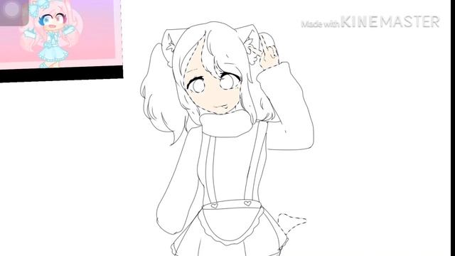 Draw the gachatuber (part 1) || Loli The Neko Cat смотреть онлайн