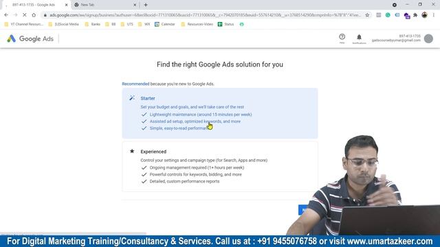 Google Ads Course | How to Create Google Ads Account | सही तरीका | Part#2 | UmarTazkeer смотреть онлайн