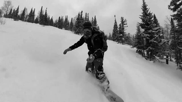 Шерегеш! Фрирайд на ратраках в нулевую видимость ? смотреть онлайн