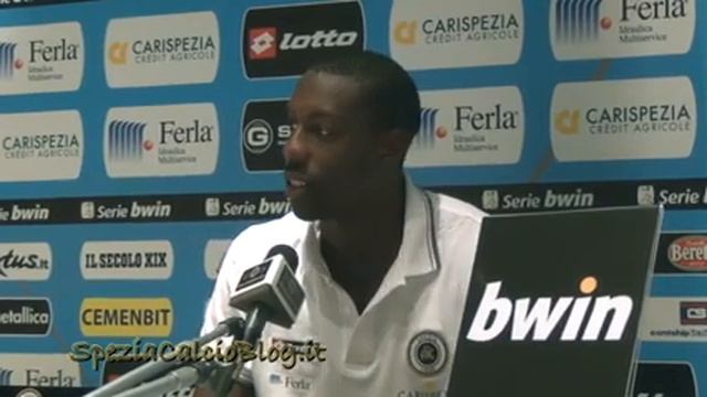Conferenza Stefano Okaka (Spezia-Brescia) - 09-09-2012 смотреть онлайн