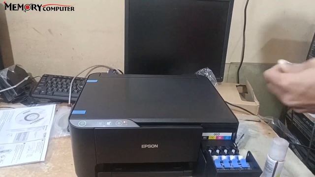 Epson EcoTank L3210 Multifunction All In One Printer. Epson L3210 Printer Unboxing And Installation смотреть онлайн