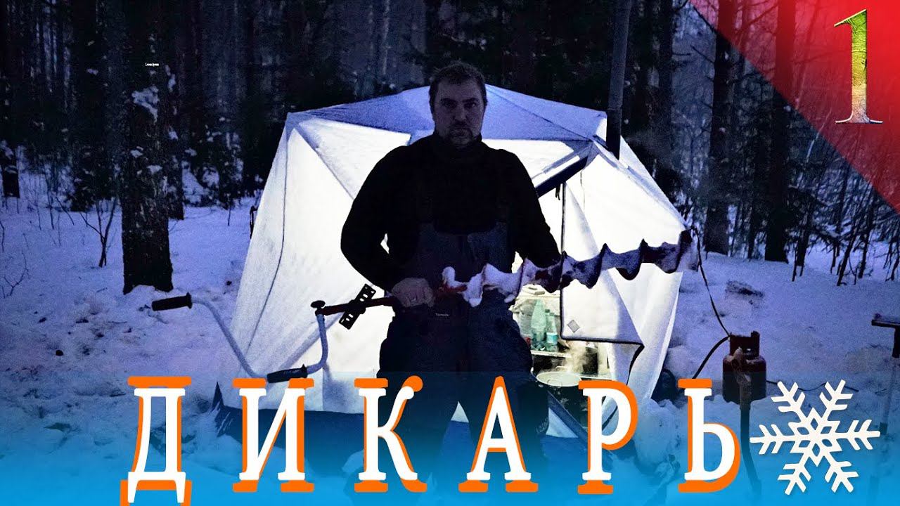 Дикарь. Один в лесу в -20. Не поймаю - не поем. Из еды только соль. Часть 1 ЗИМА смотреть онлайн